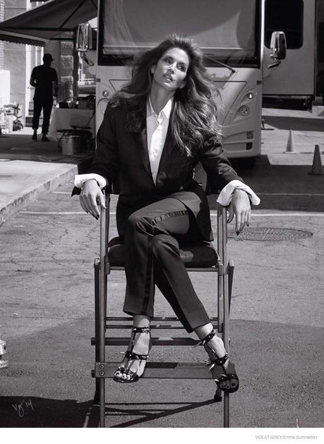 CINDY CRAWFORD FOR VIOLET GREY SHOOT