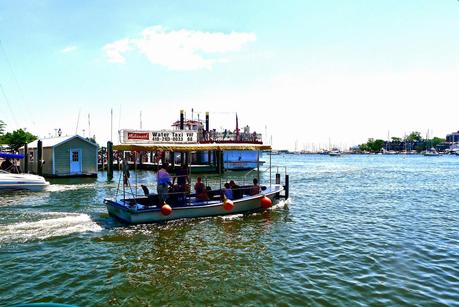 the cutest way to get around annapolis- water taxi!