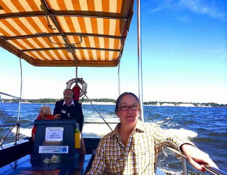 the cutest way to get around annapolis- water taxi!