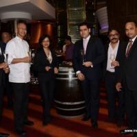 Manoj Jangid, Indrajit Saha, Aashima Sharma, Shahrom oshtori and Sanjay Menon celebrate the wines days at the Sofitel Mumbai BKC