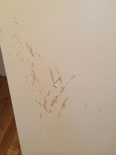 Just. Get. Through. This. Week. scratched door sienna