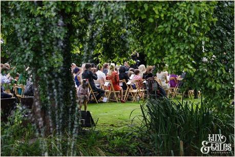 Outside Ceremony in Gazebo | Sheene Mill Wedding Photographer | Same Sex Wedding | Two Grooms | Tux & Tales Photography