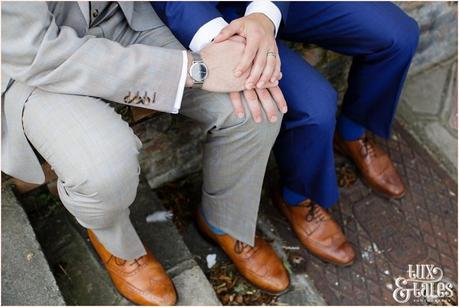 Wedding Portraits in the Cambridge countryside| Sheene Mill Wedding Photographer | Same Sex Wedding | Two Grooms | Tux & Tales Photography