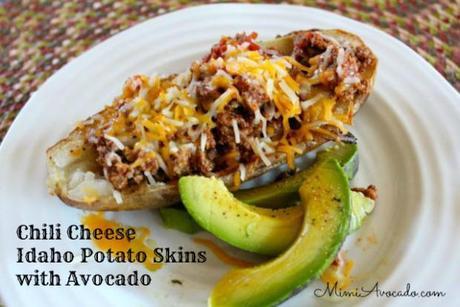 Chili Cheese Potato Skins