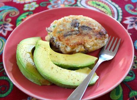 Potato Patty with Avocado