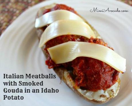 Meatballs in Potato Skins