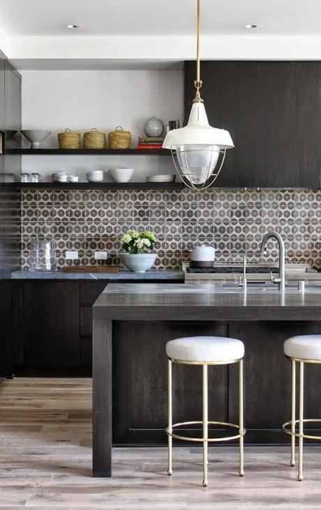 inspiration board | black kitchen