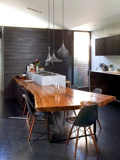 inspiration board | black kitchen