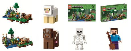 The Farm LEGO Minecraft set