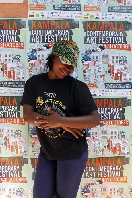 Helen Nabukenya at press launch for KLA ART 014 Kampala Contemporary Art Festival