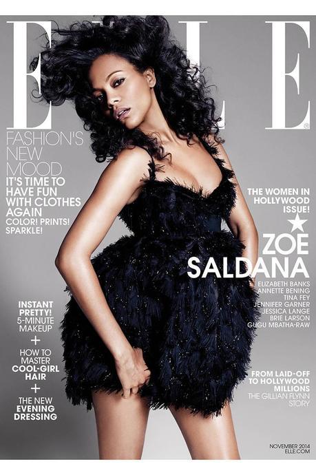 Editorial: Elle Magazine's 2014 Women In Hollywood Issue: feat. Zoe Saldana, Jennifer Garner, Tina Fey & More!