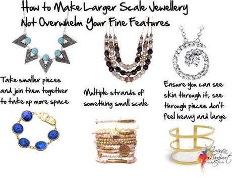Make Large Scale Jewellery Work for Petites