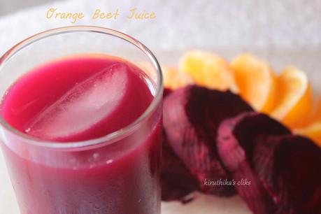Orange Beet Juice Recipe / Beetroot Orange Juice