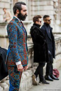 Colorful suit