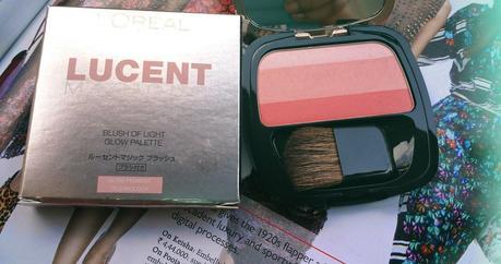 L’Oreal Paris Lucent Magique Blush of Light Glow Palette Blushing Kiss - Review + FOTD