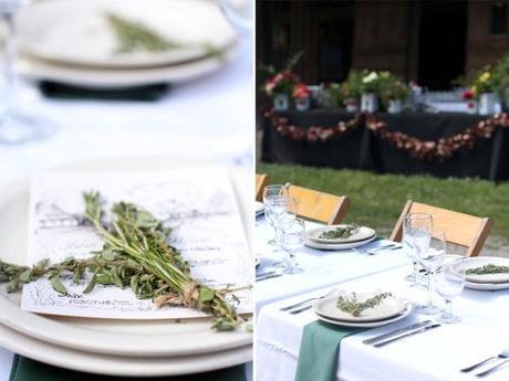 Herb Bundle Place Setting