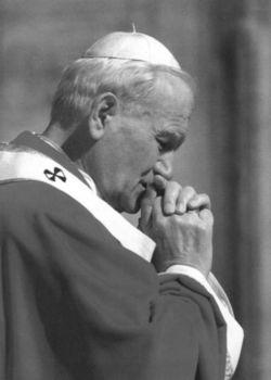 Pope John Paul II In Prayer