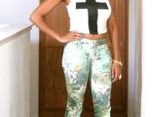 Outfit Day: Cross Floral Print