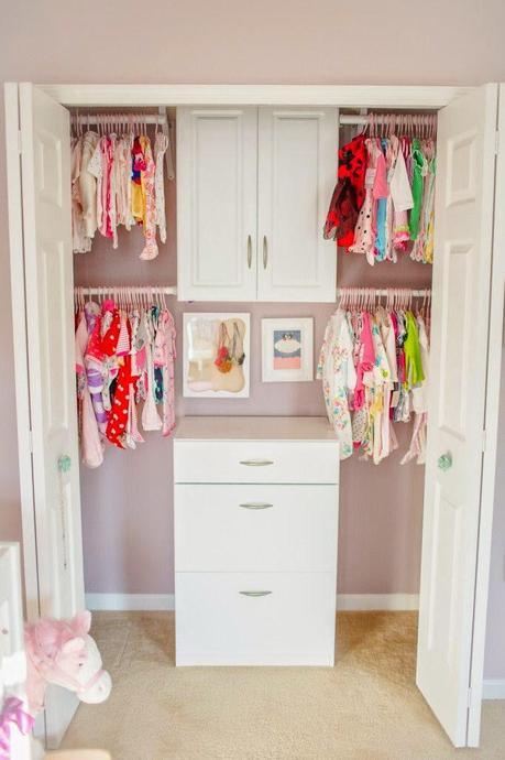 5+ Closet Organization Ideas for the Baby's Nursery