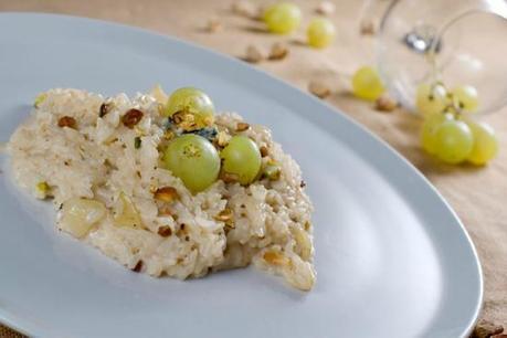 Grapes..Galileo and Risotto with White Grapes