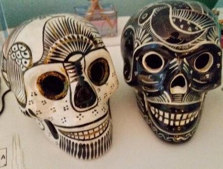Two amazing skull souvenirs from Mexico