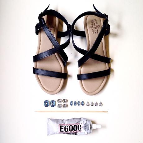 DIY Marni-Inspired Embellished Sandals