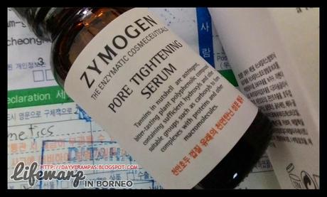 Review: Zymogen Pores Tightening Serum