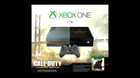 Microsoft Xbox One Black/Gold 1 TB Console - Limited Edition Call of Duty: Advanced Warfare Xbox One