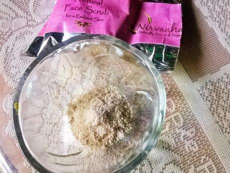 Nirvaaha Natural Face Scrub Review Nirvaaha Natural Face Scrub Review