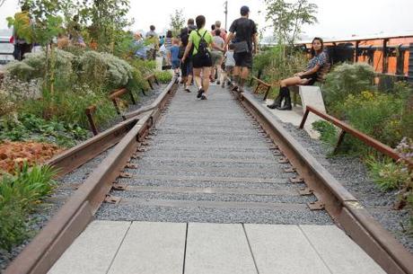 High Line Phase 3 - Exposing the Rail Tracks