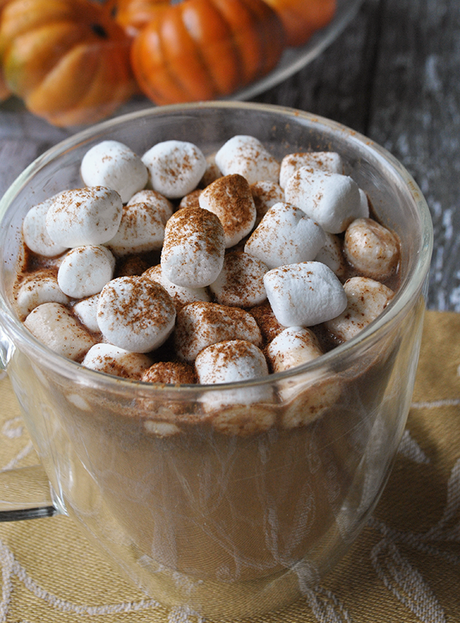 Homemade Pumpkin Hot Chocolate