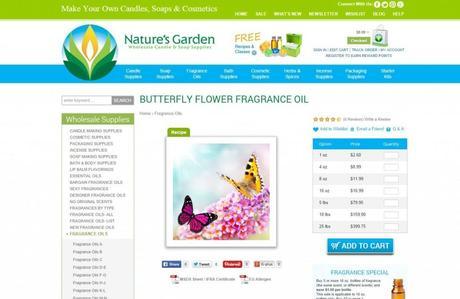 butterfly flower fragrance page