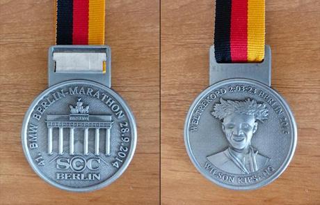 Berlin Marathon 2014 medal