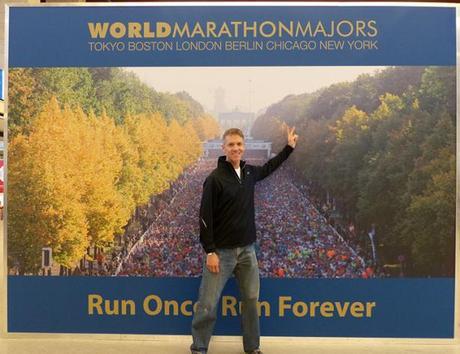 Mike Sohaskey at Berlin Marathon Expo