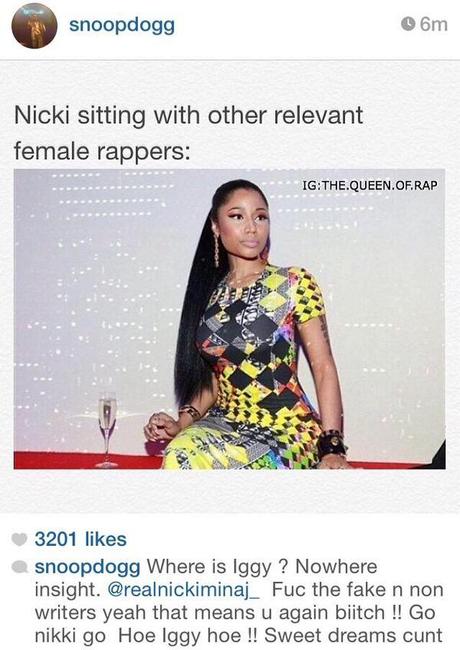 Snoop & Iggy Continue Beef