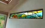 stained glass window garden room
