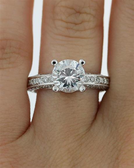 Uneek  Diamond Solitaire Engagement Ring mounting