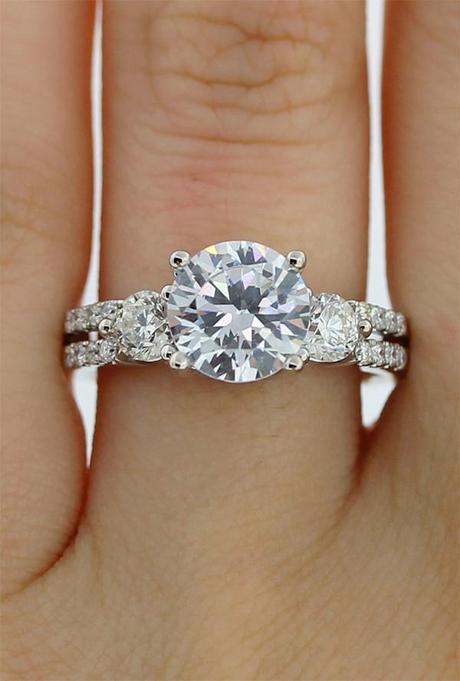 Diamond Solitaire Engagement Ring Semi Mounting