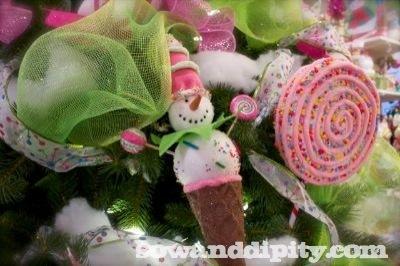 candy land tree decor