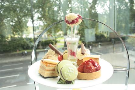 Have afternoon tea at the Lancaster London Hotel