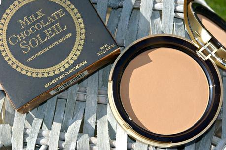 Too Faced Milk chocolate soleil bronzer & Cocoa powder foundation