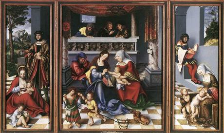 Triptych Holy Kinship_Frankfurt, Staedelsches Junstinstitut_1509