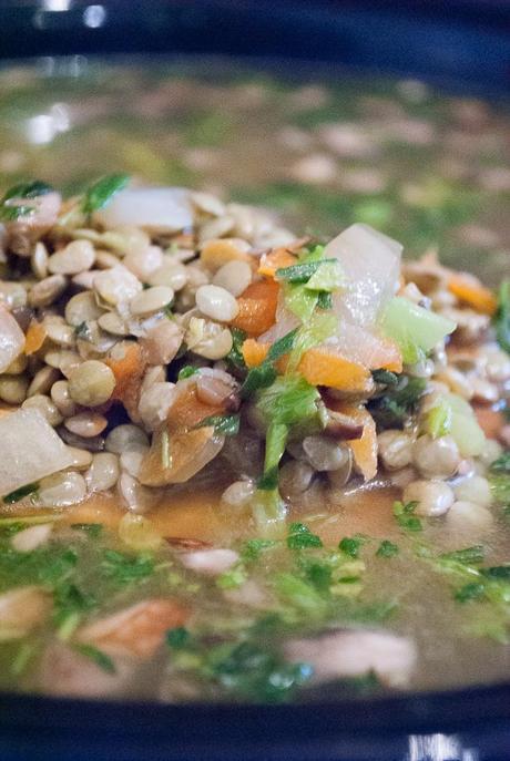 Lentil Soup with Parmesan Gremolata