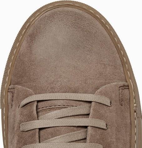 Tanned For The Fall:   Acne Studios Adrian Suede Low Top Sneaker