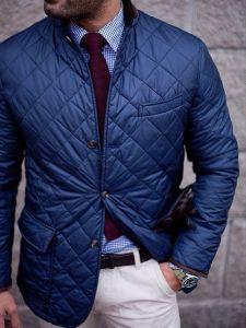ocean blue quilted jacket 225x300 mens fashion 