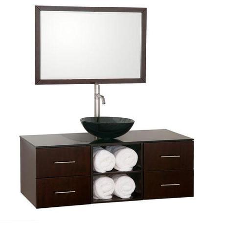 Abba Floating Vanity from the Wyndham Collection