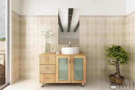 Natural Wood Bathroom Vanity