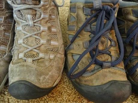 Our shoes also got very, very dirty.