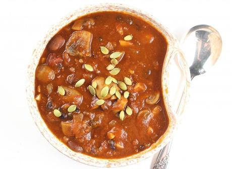 Vegan Mushroom Pumpkin Chili Vegan Mushroom Pumpkin Chili