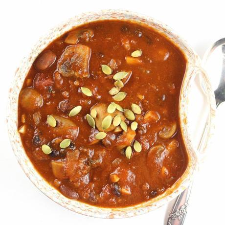 Vegan Mushroom Pumpkin Chili Vegan Mushroom Pumpkin Chili
